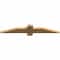 Ekena Millwork Eugene Smooth Timber Gable Bracket, Western Red Cedar, 36"W x 6"H x 1 1/2"D x 3 1/2"F, 4/12 Pitch GBW036X06X0204EUG00SWR - alternate 2